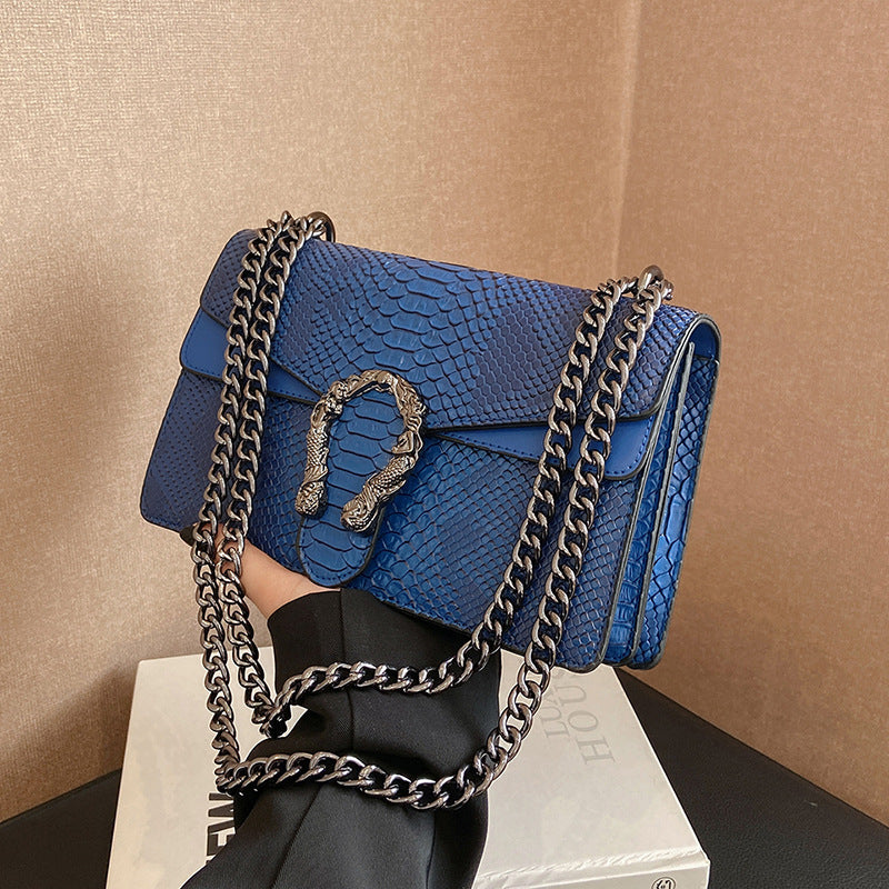 Crocodile-patterned Bacchus Bag