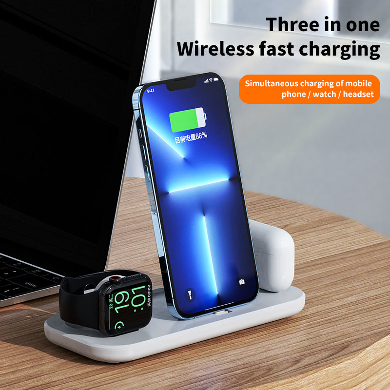 The New Three-In-One Wireless Charger Is Suitable For Apple Mobile