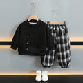 Boys Spring Autumn Casual Sweatshirt Set Two...