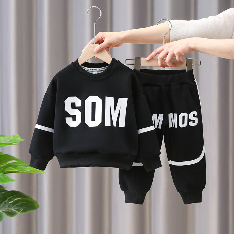 Boys Casual Sports Two-Piece Set Spring...