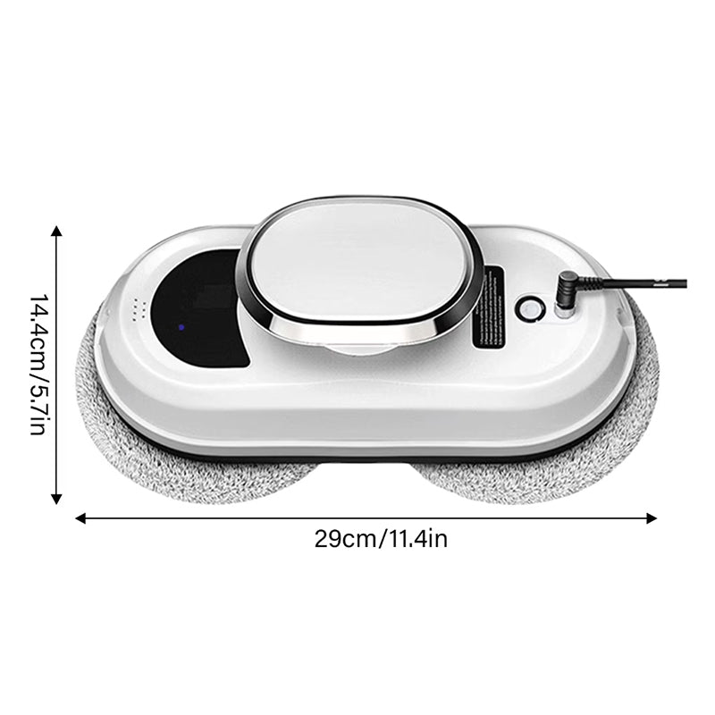 Robot limpiacristales inteligente de 5600 Pa, limpiador de cristales automático ultrafino con mando a distancia para el hogar y la oficina