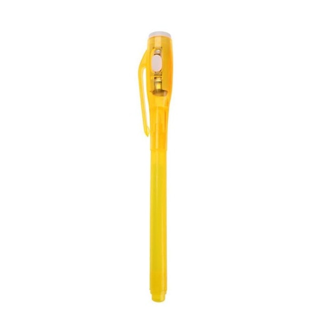 2 in 1 Luminous Light Invisible Ink Pen UV Check Money Kids Drawing Secret Learning Educational Magic Pens