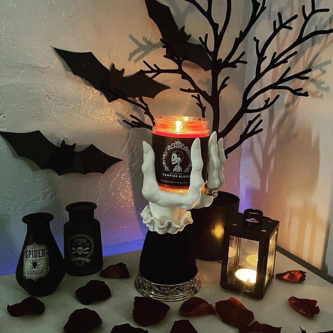 Halloween Witch Palm Candle Holder