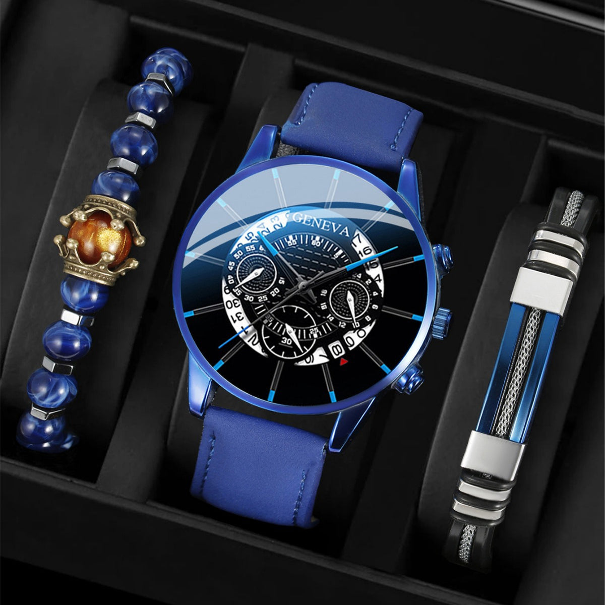 Casual Business Men's Leather Watch...