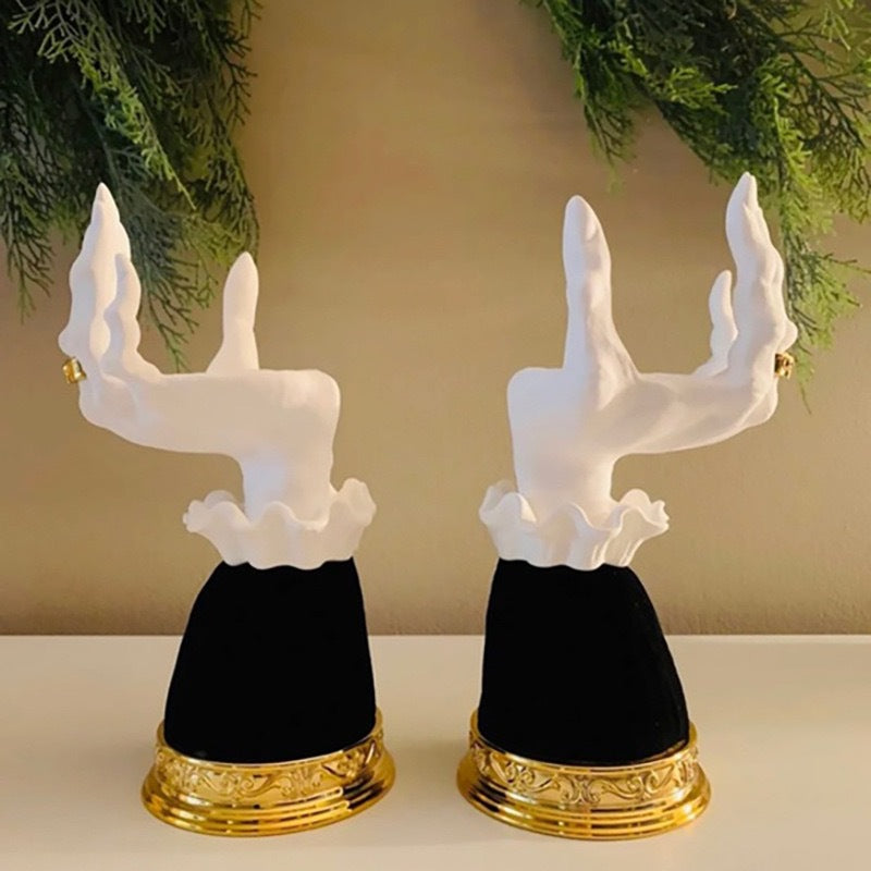 Halloween Witch Palm Candle Holder