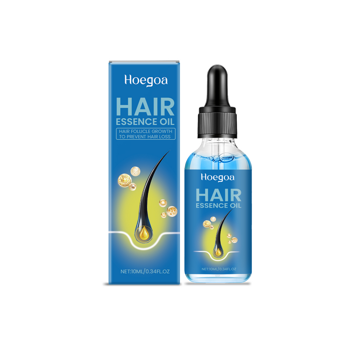 Hoegoa Hair Care Serum, Gently Moisturizes and Hydrates Hair for a Smooth, Soft, Luminous, and Frizz-Free Finish