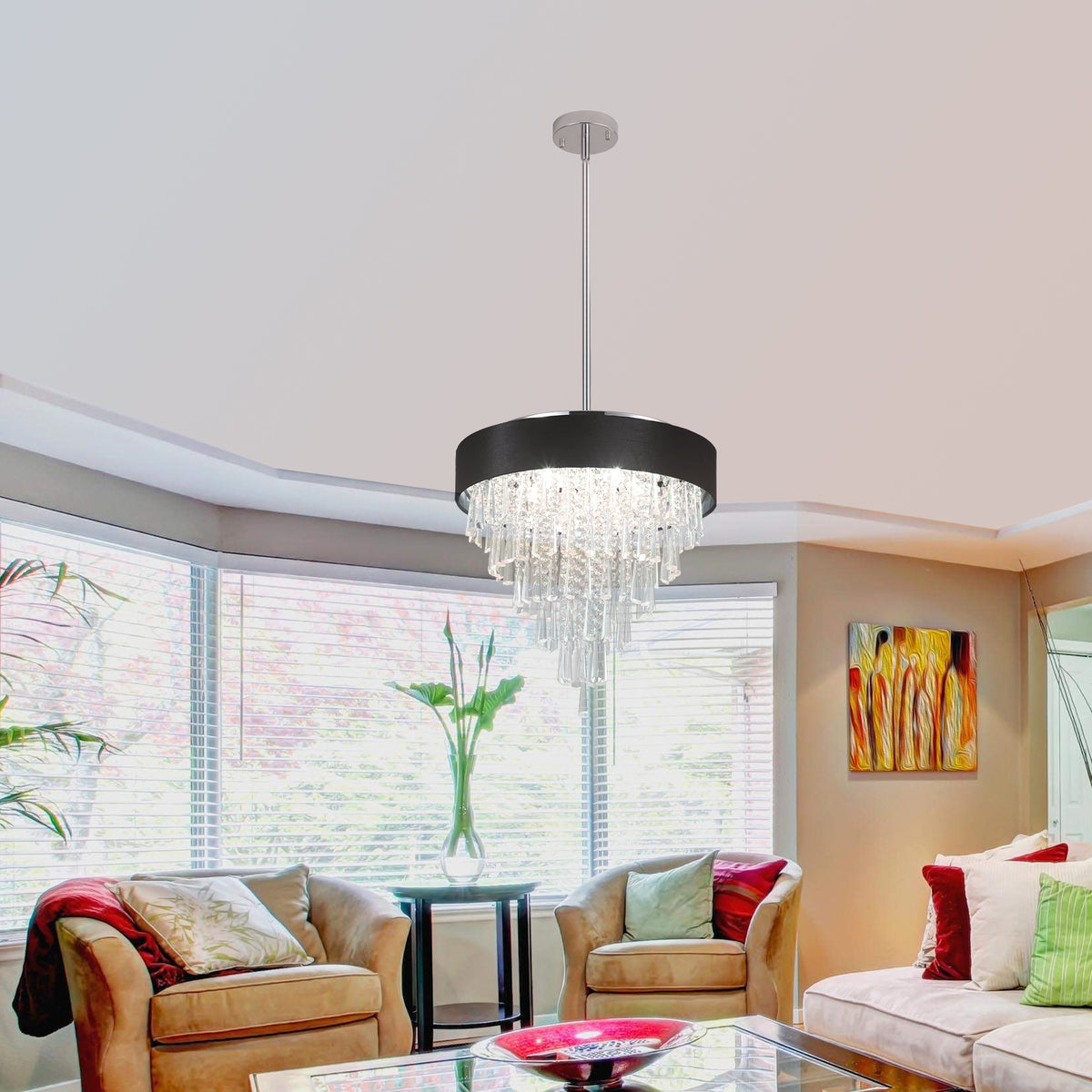 Modern Crystal Chandelier for  Living-Room...