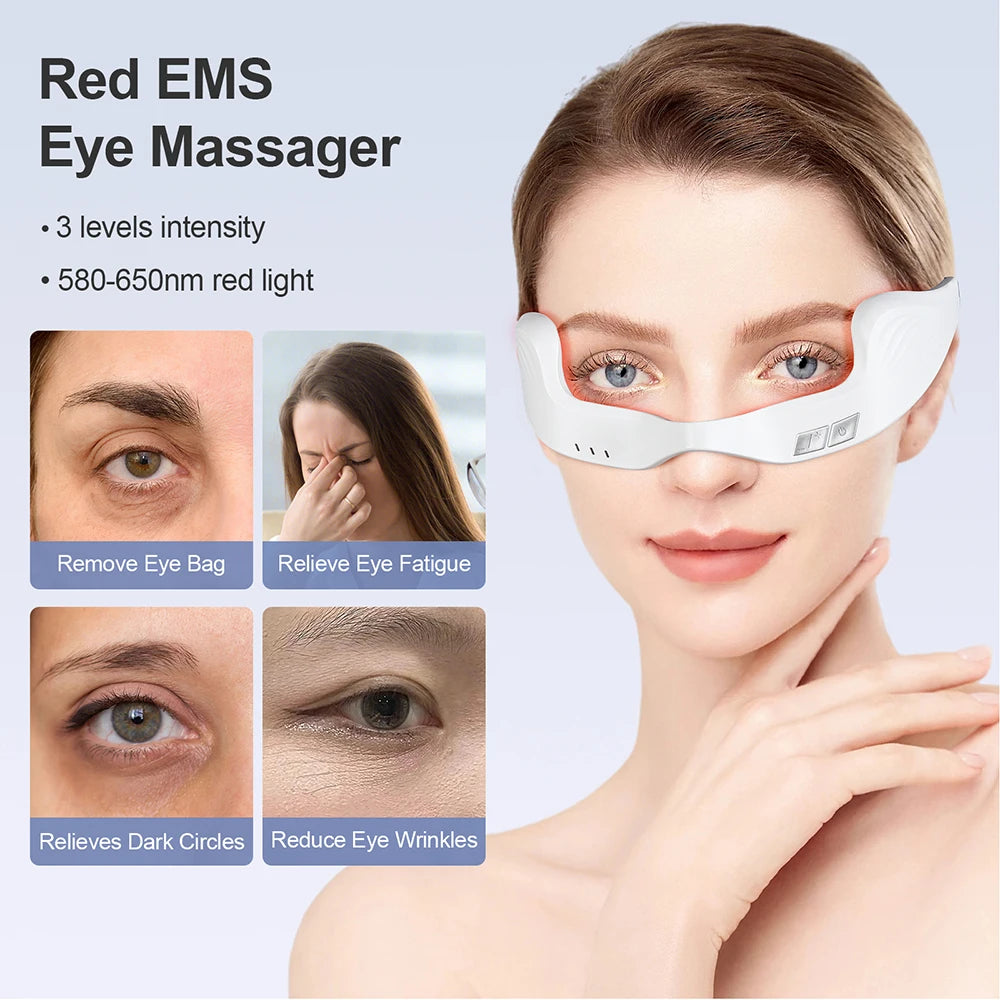 Under-Eye Glasses Massager Electric Eye...