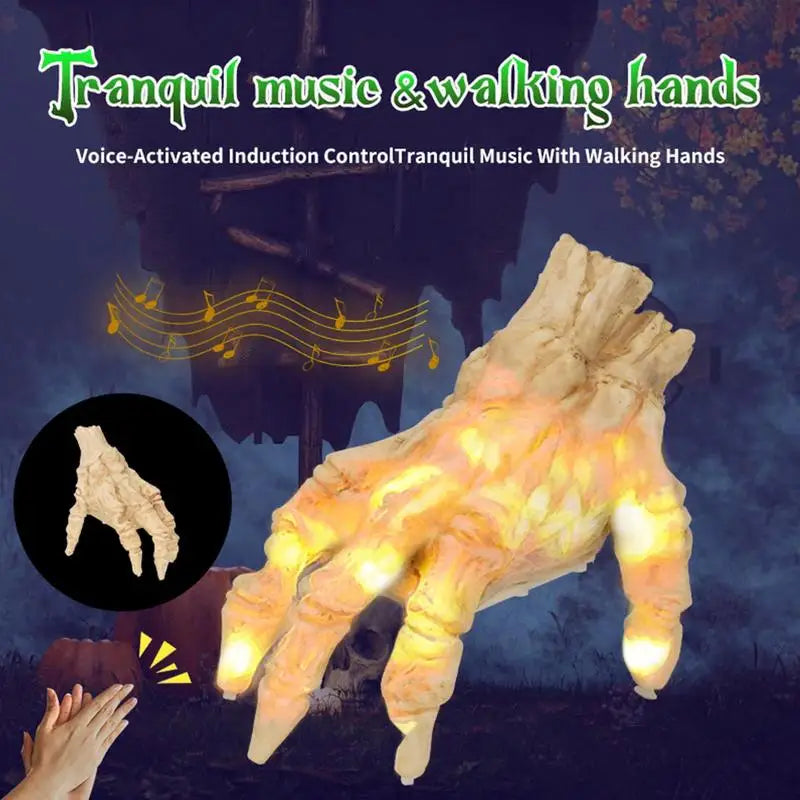 Electric Halloween Skeleton Hand