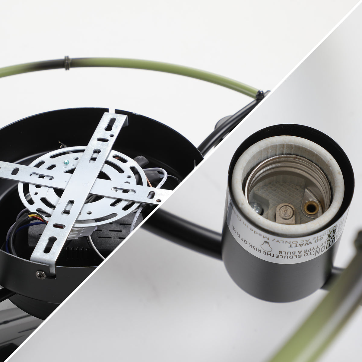 Flush Mount Ceiling Fans with Lights...