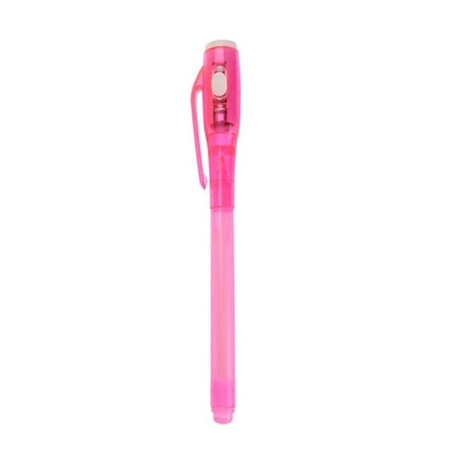 2 in 1 Luminous Light Invisible Ink Pen UV Check Money Kids Drawing Secret Learning Educational Magic Pens