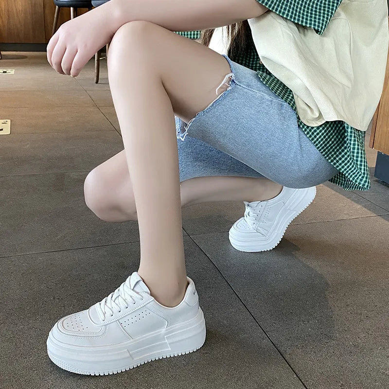 Zapatillas de plataforma con cordones