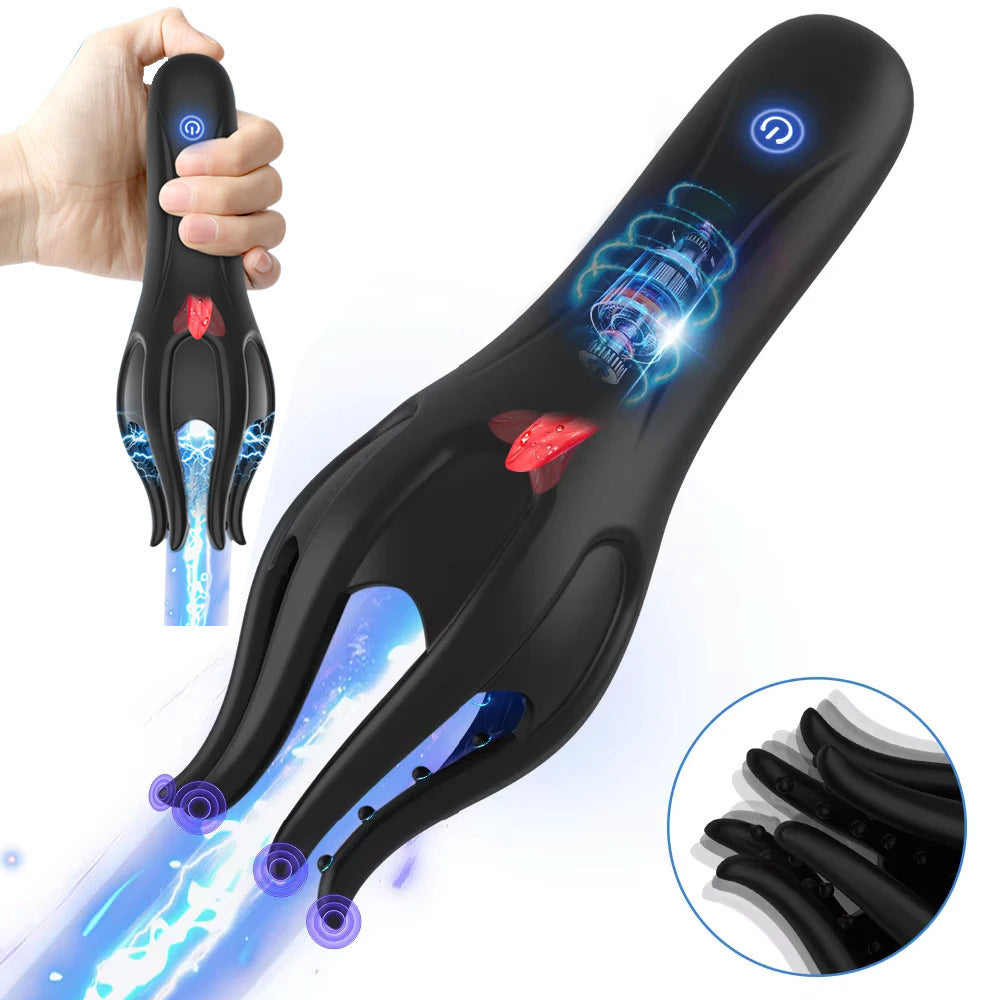Penis Massage Trainer Male Masturbation Multi-frequency Vibration Airplane Cup
