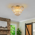 Gold luxury modern style crystal lights...