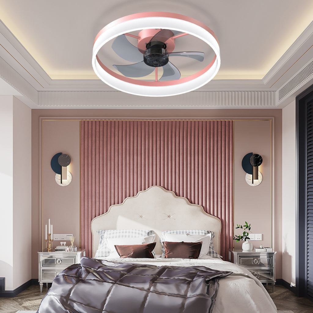 Ceiling Fans with Lights Dimmable LED...