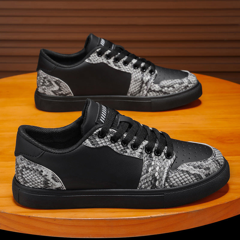 Chaussures pour hommes respirantes, confortables, simples et à semelles épaisses