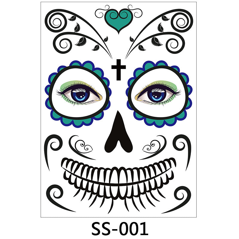 Halloween Face Sticker