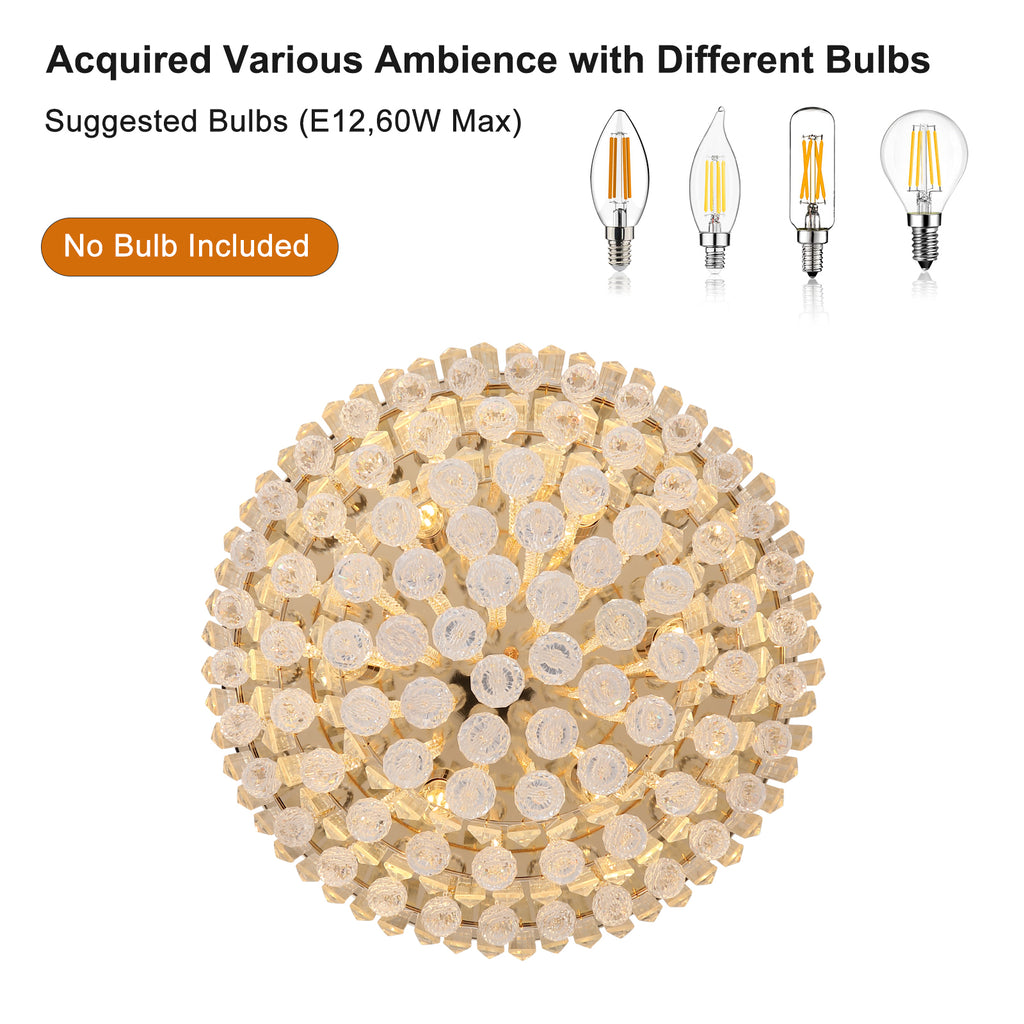 Gold luxury modern style crystal lights...
