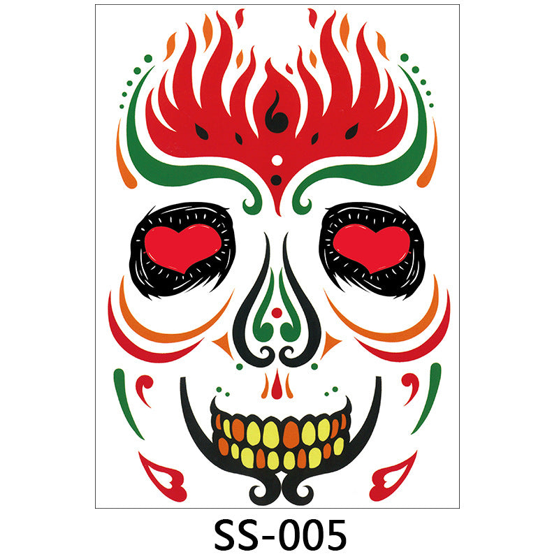 Halloween Face Sticker