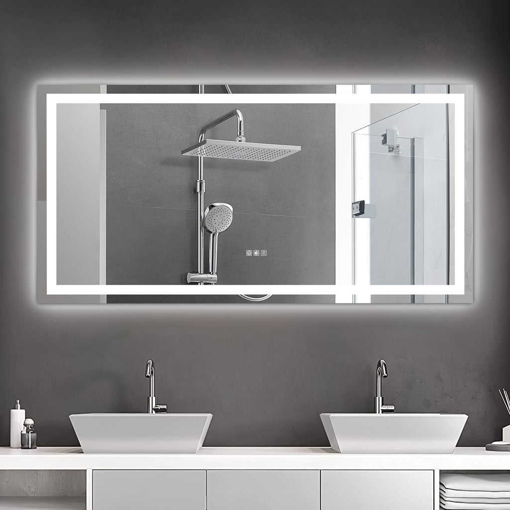 72"×36" LED Mirror Light Bathroom...