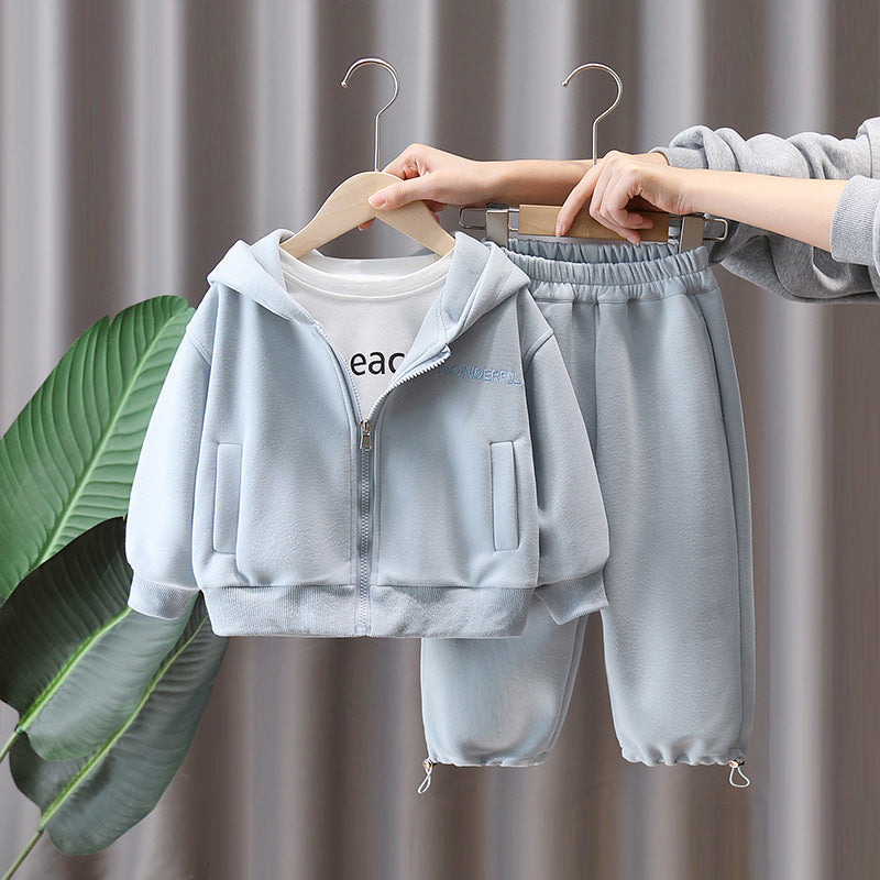 Kids Two-Piece Set Autumn Sport Style Girls Boys...
