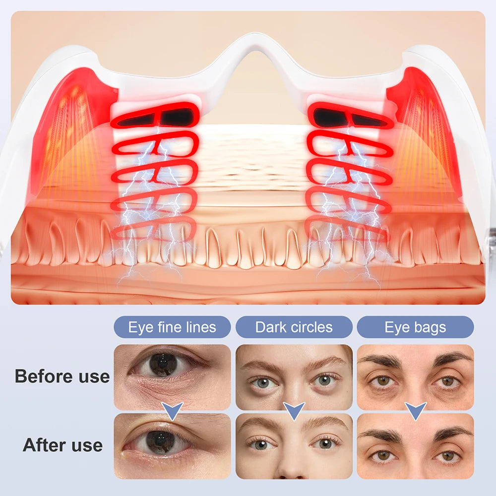 Under-Eye Glasses Massager Electric Eye...