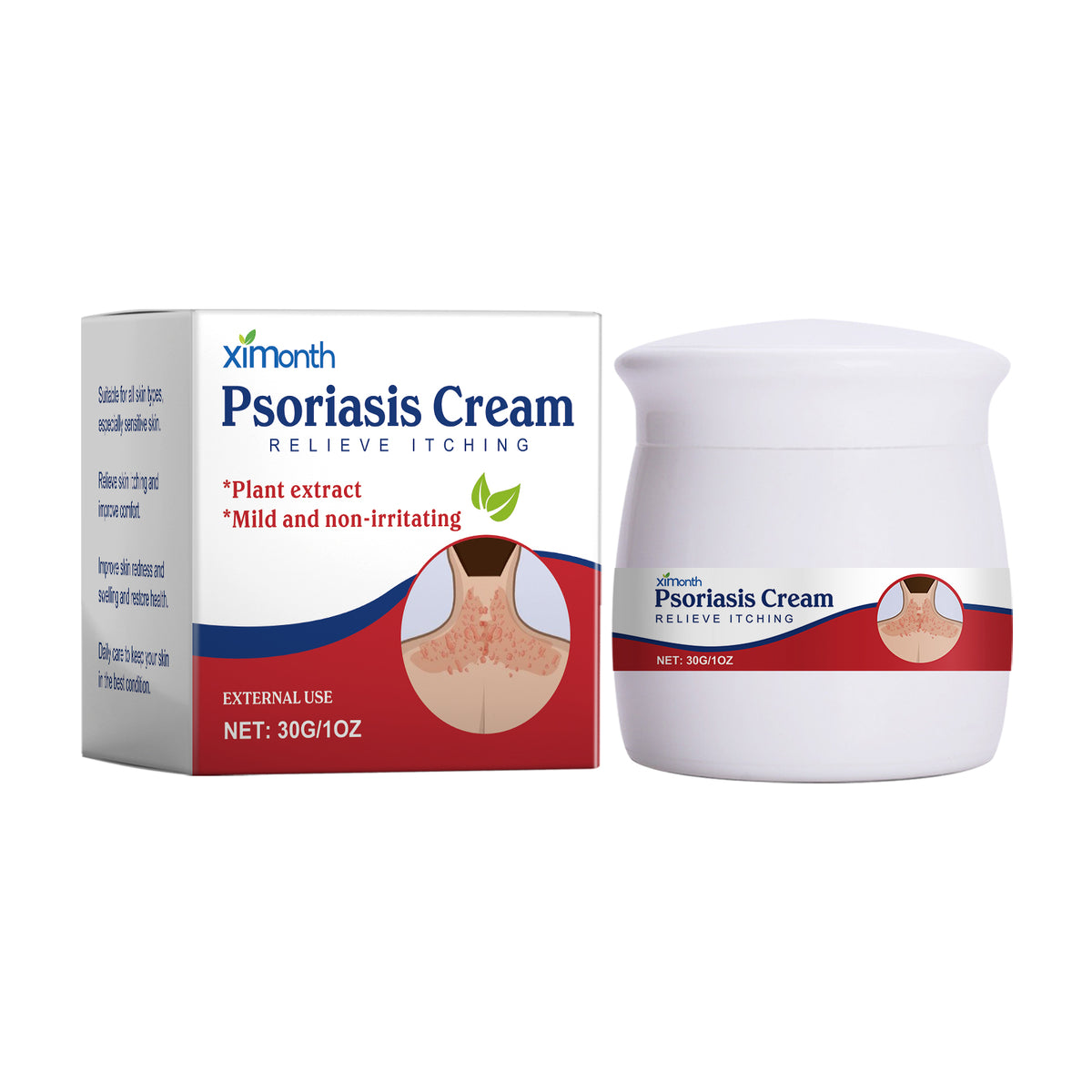 Ximonth Skin Repair Cream: Daily Pamper, Nourish and Improve Skin Comfort with a Moisturizing Cream for the Body