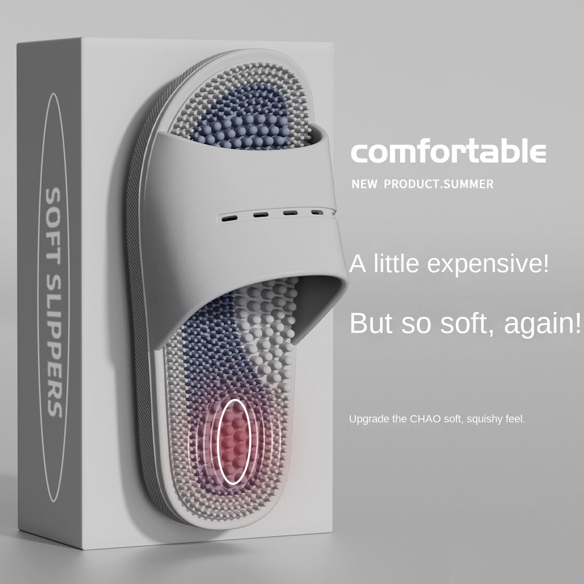 Massage Slippers Non-Slip Bath Massaging Reflexology
