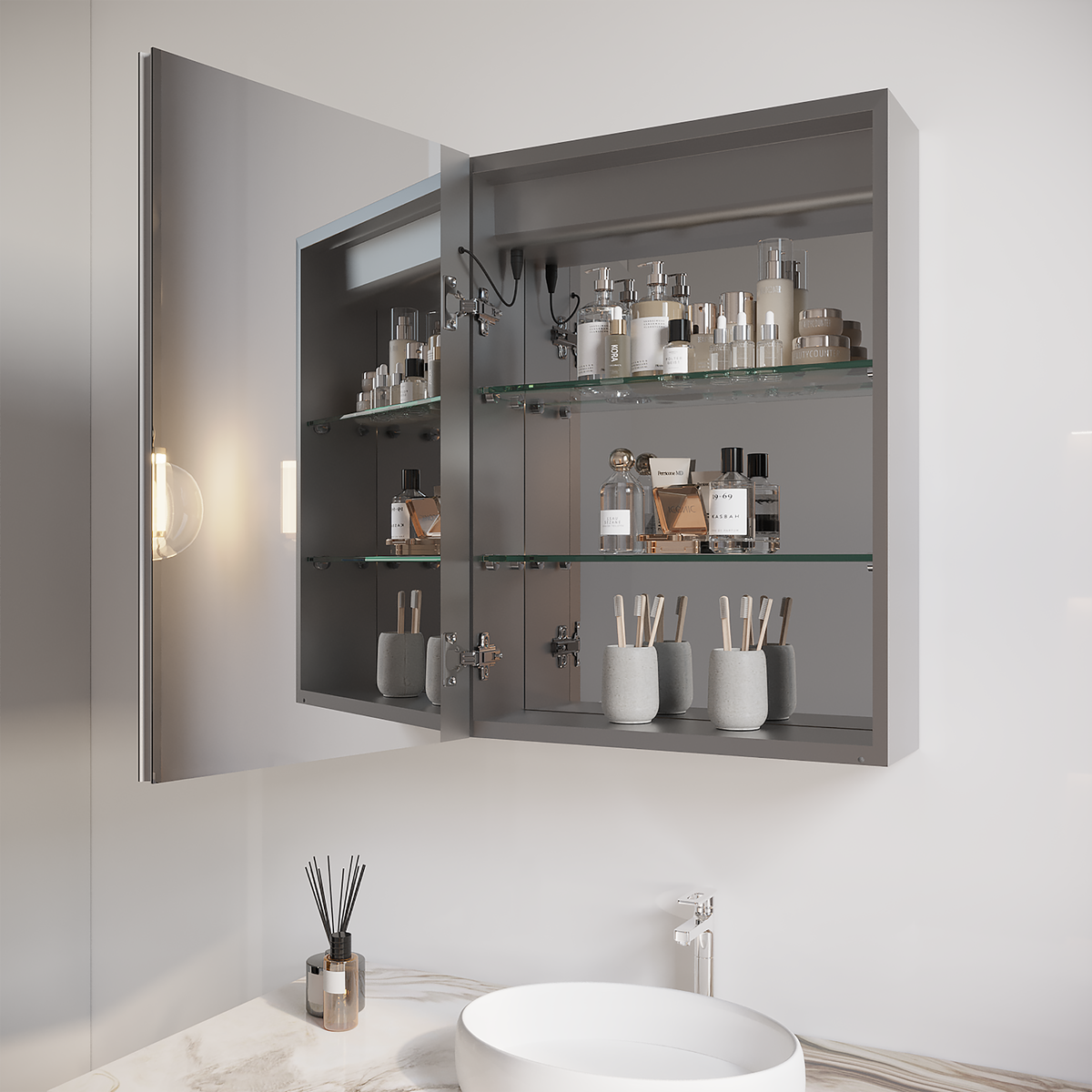 26x20 inch(Left Door) bathroom medicine...