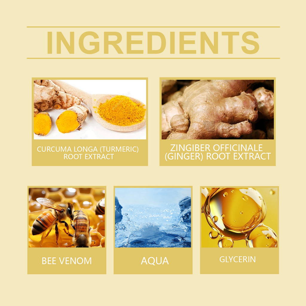 Crema para el Cuidado Articular Wiyun con Veneno de Abeja, Suave y Calmante, para Masaje de Muñecas y Rodillas, Crema Tópica Corporal de Cuidado Diario