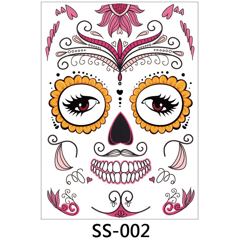 Halloween Face Sticker