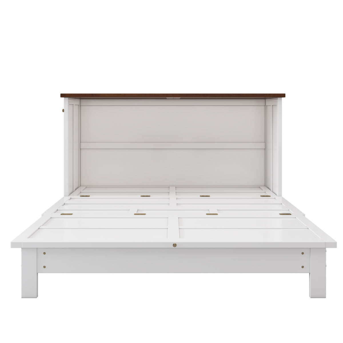 Solid Pine Murphy Bed Chest with Charging...
