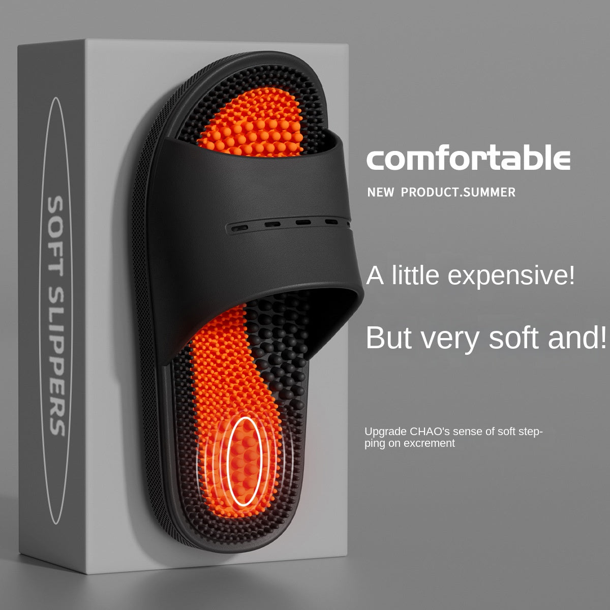 Massage Slippers Non-Slip Bath Massaging Reflexology
