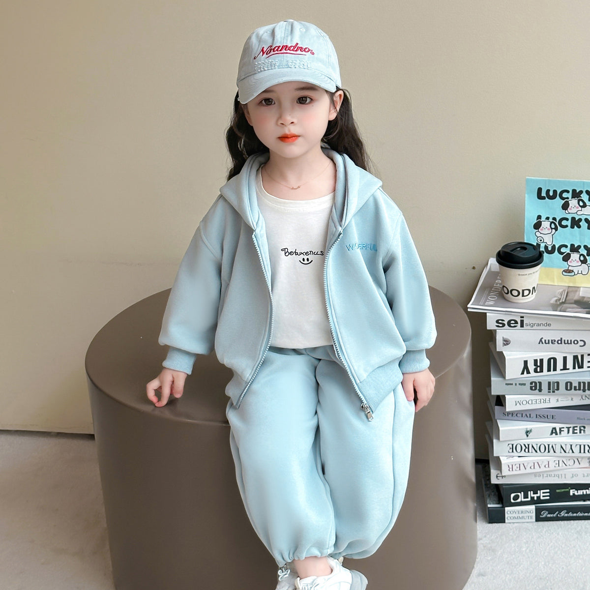 Kids Two-Piece Set Autumn Sport Style Girls Boys...