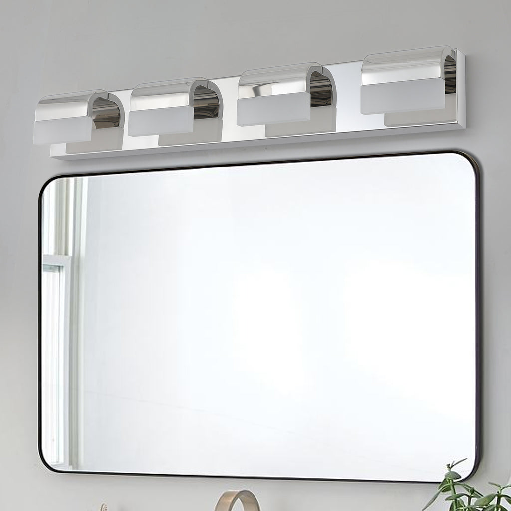 Modern Bathroom Vanity Lighting 4-Light LED...