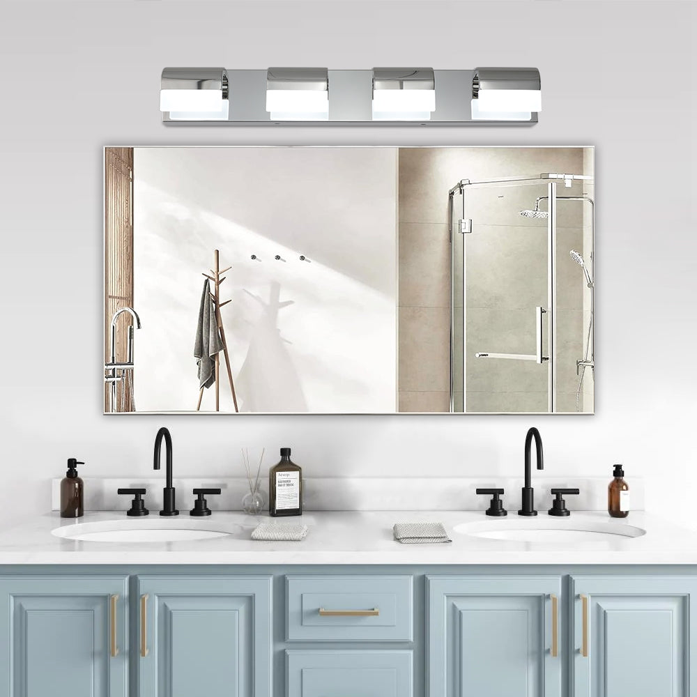 Modern Bathroom Vanity Lighting 4-Light LED...