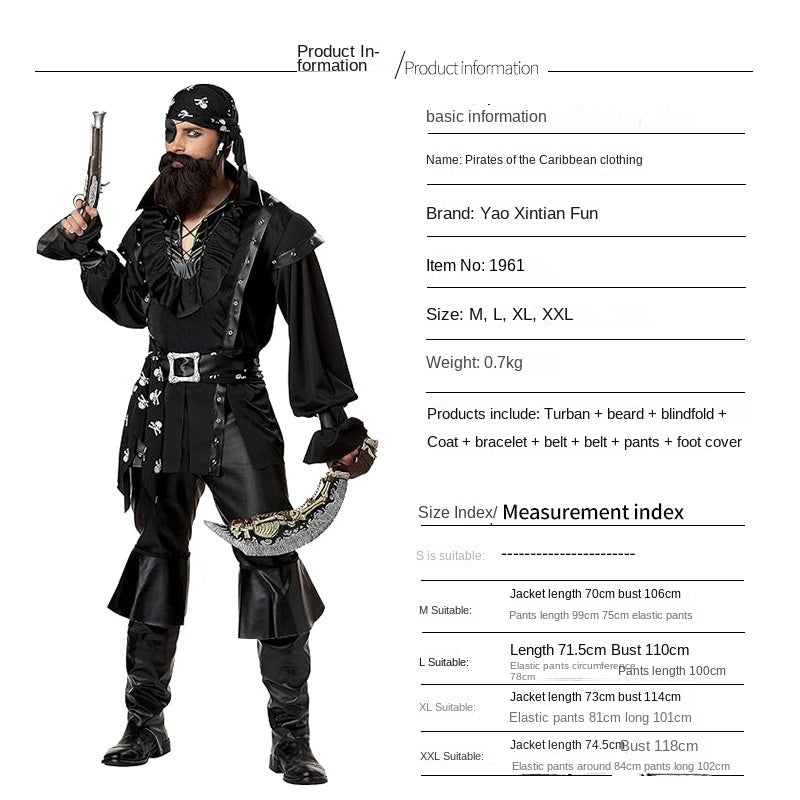 Caribbean Pirate Costume (1)