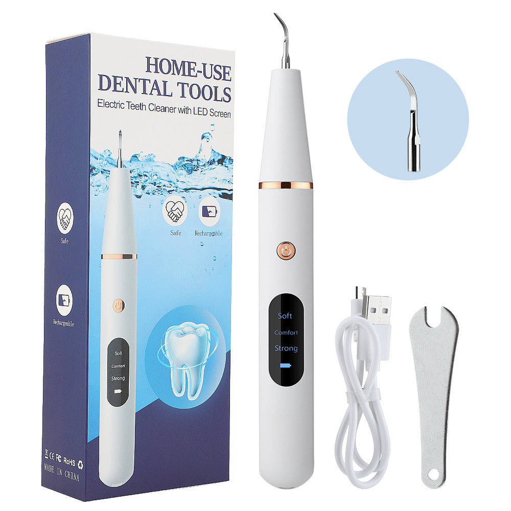 Intelligent Ultrasonic Tooth Cleaner 3 Gears...