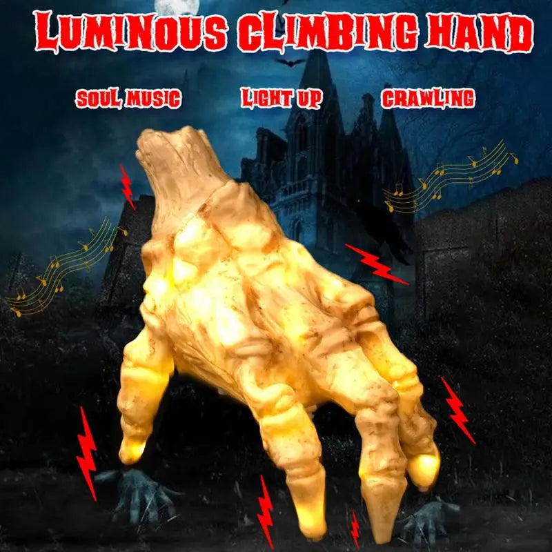 Electric Halloween Skeleton Hand