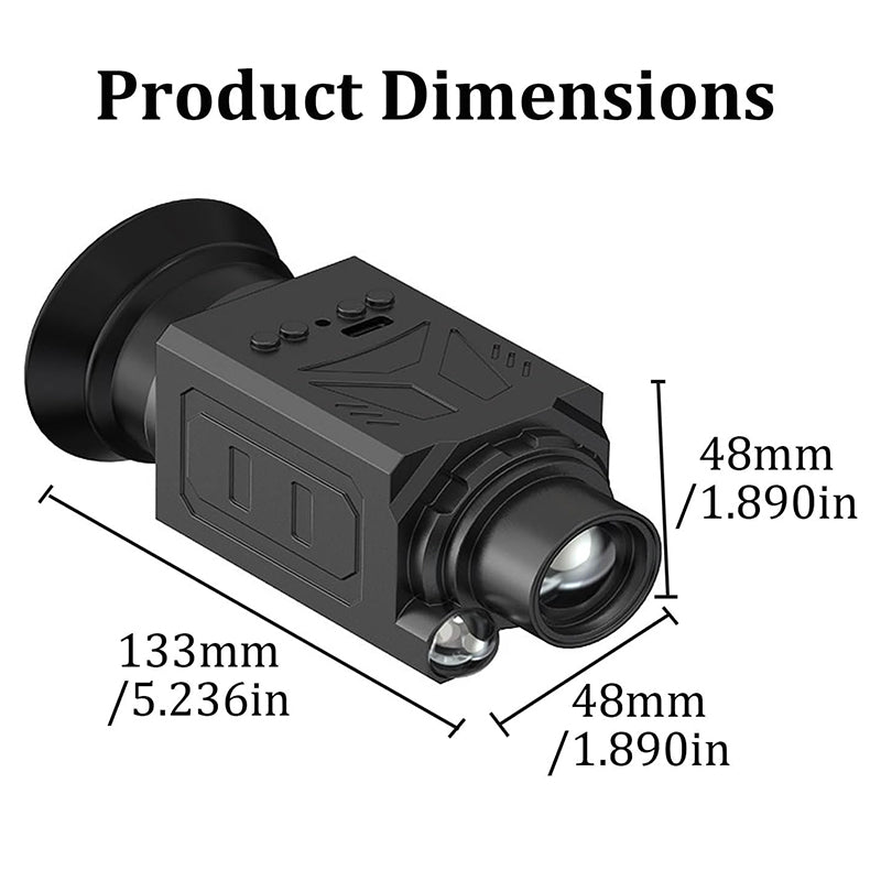 Gafas de visión nocturna portátiles - Óptica de caza portátil para día y noche