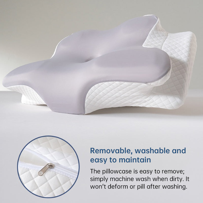 Almohada viscoelástica con memoria y efecto refrescante – Cojín de rebote lento resistente al calor