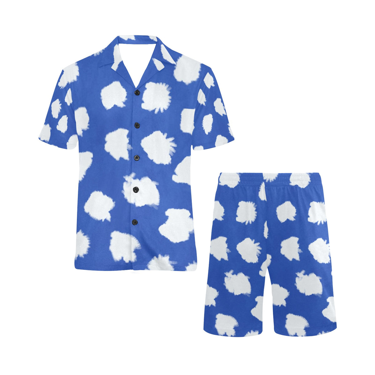 Men's V-Neck Short Pajama Set (Sets 11)