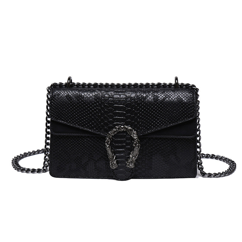 Crocodile-patterned Bacchus Bag