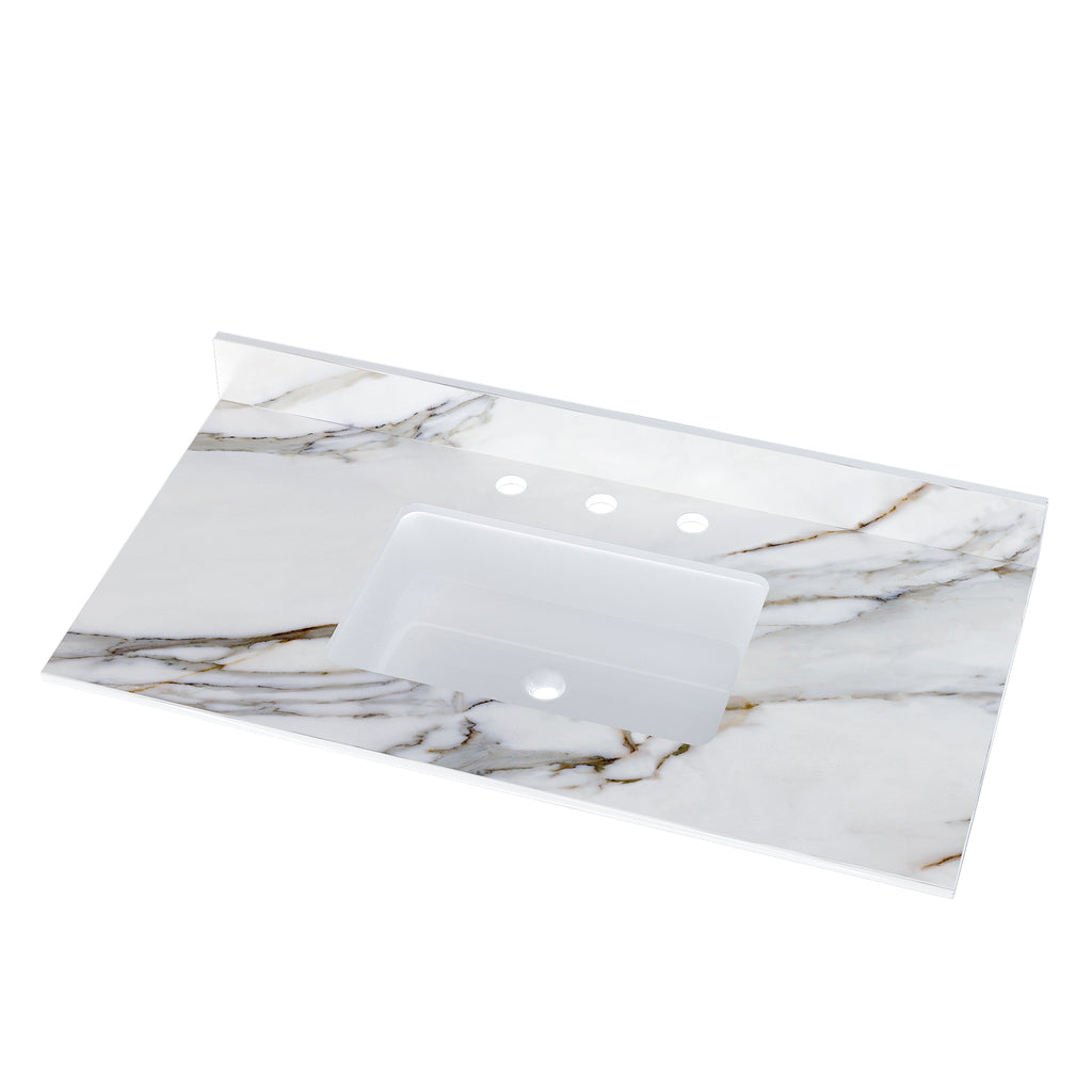 43 inch marble countertop with base...