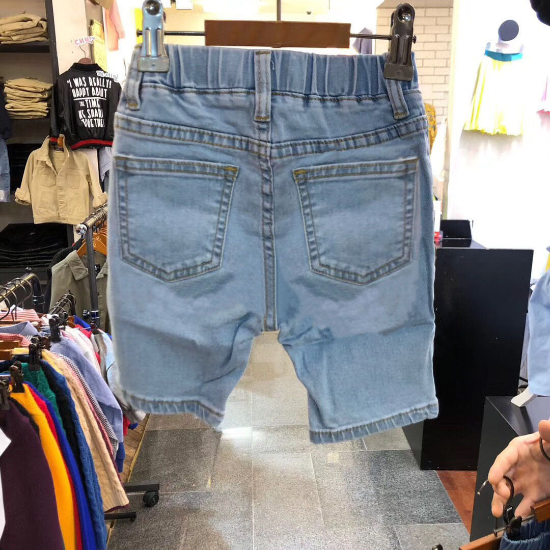 Shorts de mezclilla casuales de cinco puntos y pantalones casuales