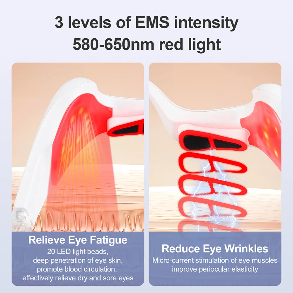 Under-Eye Glasses Massager Electric Eye...