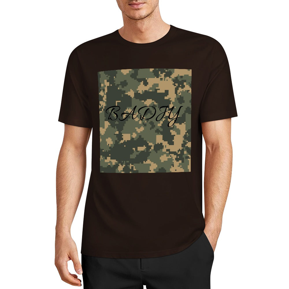 New Pure cotton short-sleeved T-shirt with two-sided print