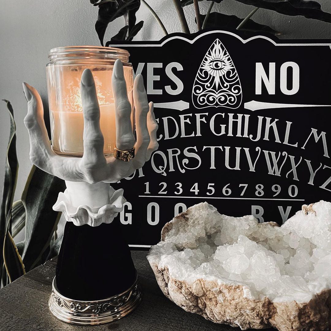 Halloween Witch Palm Candle Holder