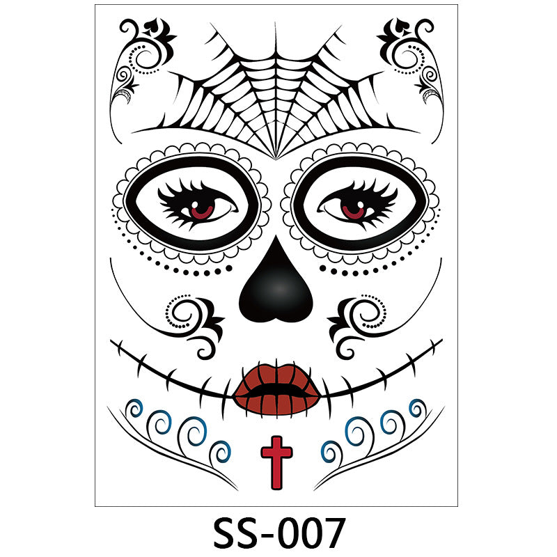 Halloween Face Sticker