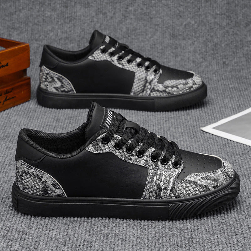 Chaussures pour hommes respirantes, confortables, simples et à semelles épaisses
